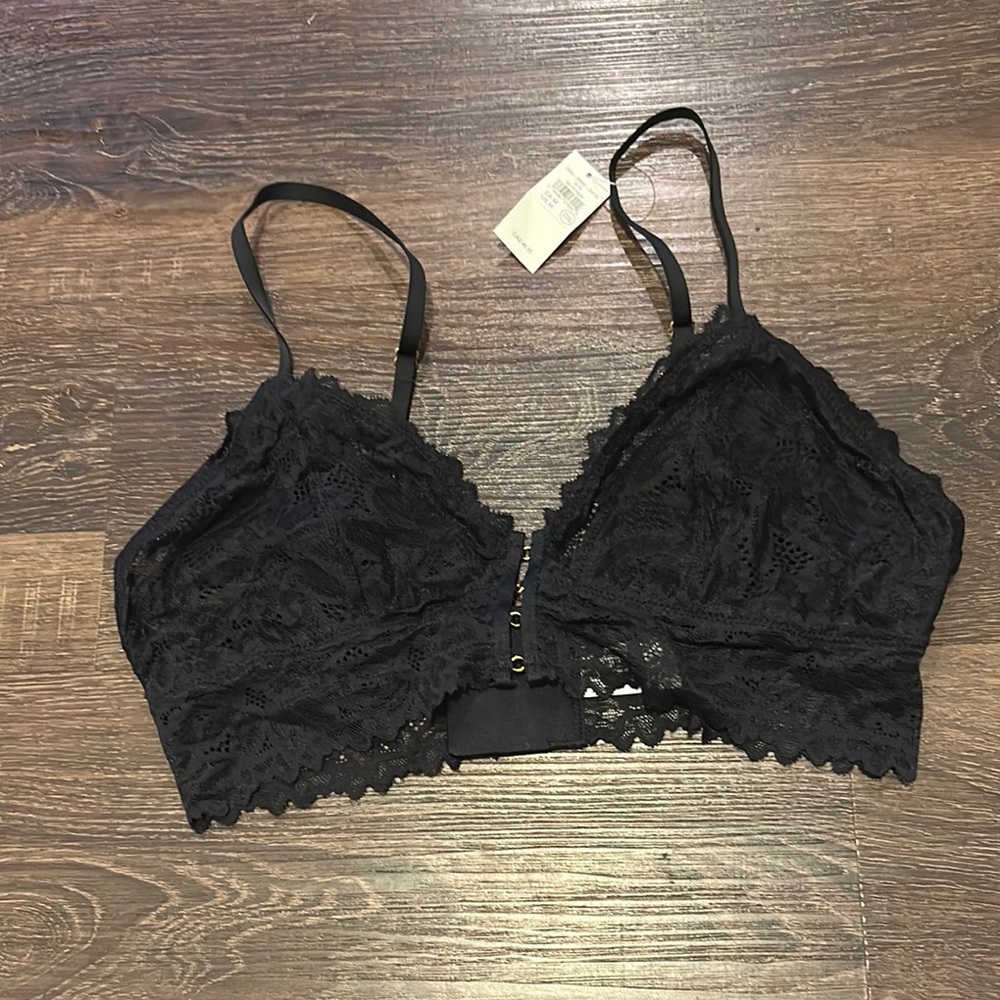Elegant Black Lace Bralette